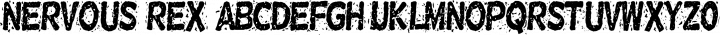 Nervous Rex Regular free font